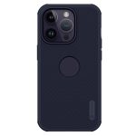NILLKIN Super Frosted Shield Pro Protective Phone Case for iPhone 14 Pro Hard PC Matte Anti-drop Phone Cover (Hollow-out Design for Logo)