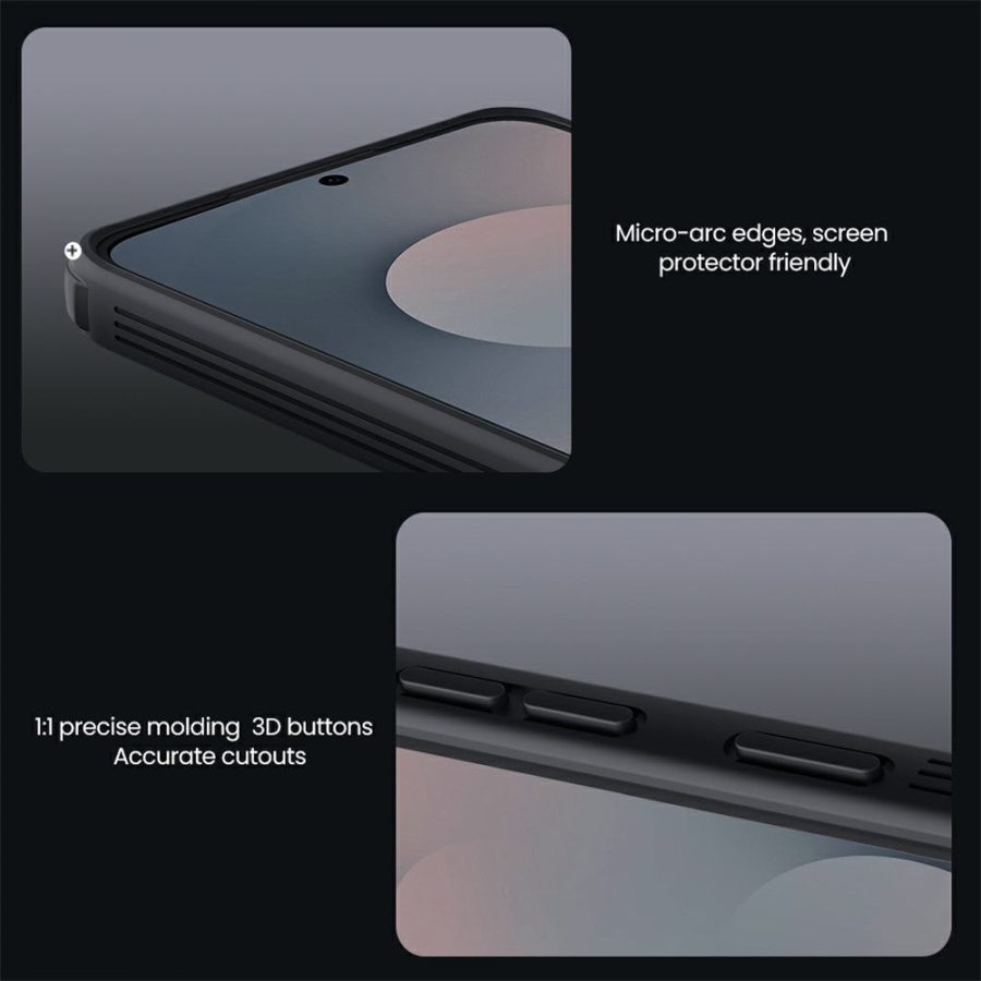 6601184452A-14 NILLKIN Camshield Pro Series For Samsung Galaxy S25 FE Case TPU - PC Phone Cover with Camera Slider
