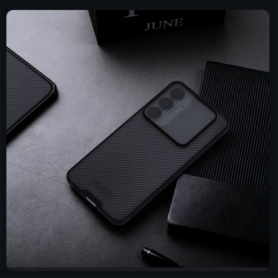 6601184452A-15 NILLKIN Camshield Pro Series For Samsung Galaxy S25 FE Case TPU - PC Phone Cover with Camera Slider