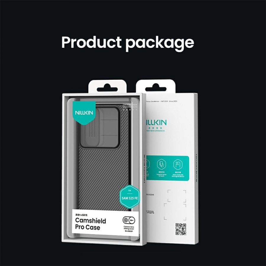 6601184452A-17 NILLKIN Camshield Pro Series For Samsung Galaxy S25 FE Case TPU - PC Phone Cover with Camera Slider