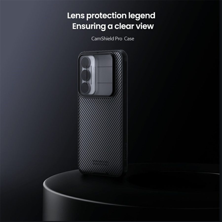 6601184452A-6 NILLKIN Camshield Pro Series For Samsung Galaxy S25 FE Case TPU - PC Phone Cover with Camera Slider