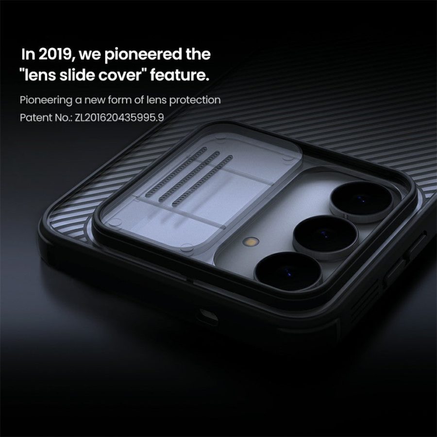 6601184452A-7 NILLKIN Camshield Pro Series For Samsung Galaxy S25 FE Case TPU - PC Phone Cover with Camera Slider