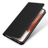 660118496A-4 DUX DUCIS Skin Pro Series for Samsung Galaxy S23 PU Leather Card Holder Case Anti-scratch Foldable Stand Phone Cover