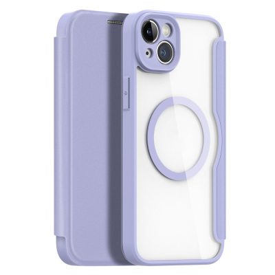 660118899C-1 DUX DUCIS Skin X Pro Series For iPhone 14 Plus Leather Case Flip Cover Compatible with MagSafe