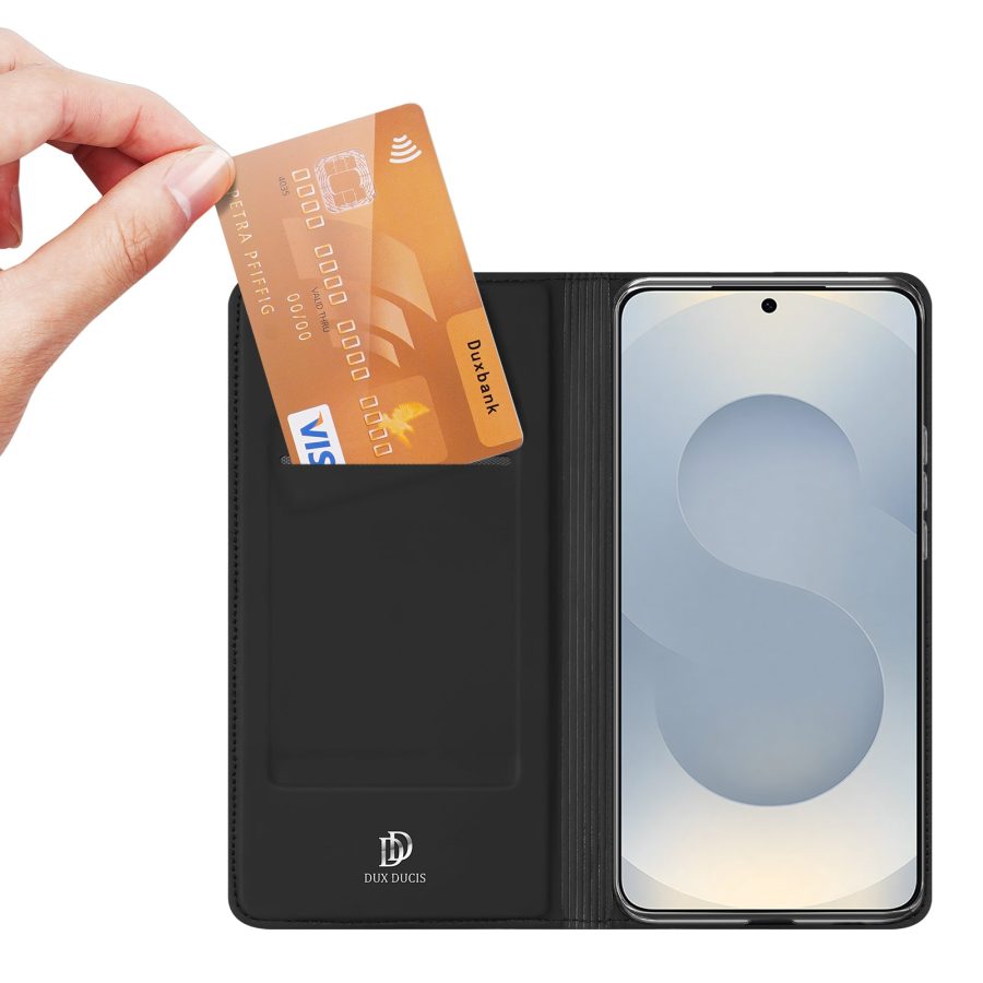 DUX DUCIS For Samsung Galaxy S26+ Case Skin Pro Series Leather Stand Cover Card Holder