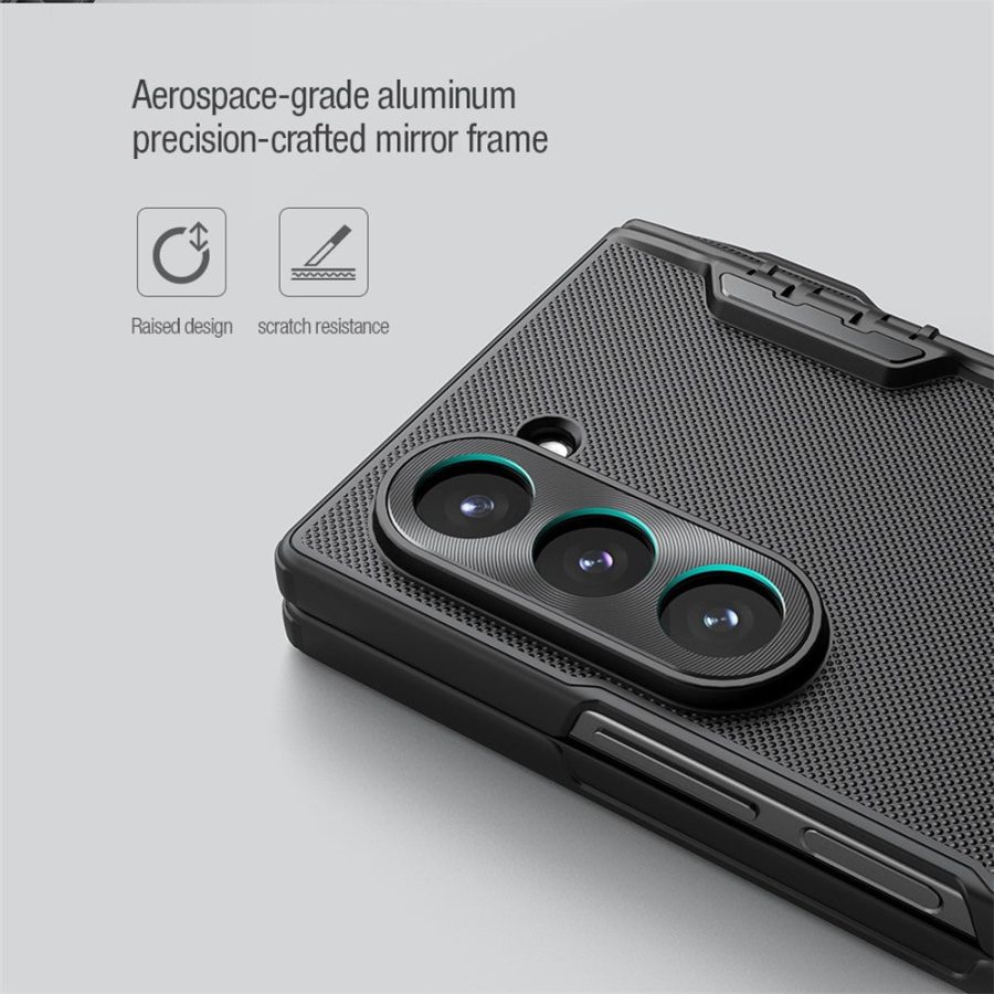 6601195958A-10_df51b476-2ff6-49af-8b7c-1eb8e9d65076 NILLKIN Super Frosted Shield Fold for Samsung Galaxy Z Fold6 Case Matte Phone Cover with Pen Slot