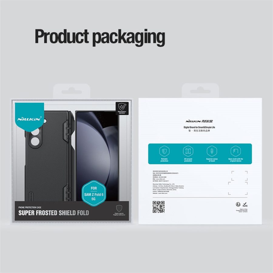 6601195958A-11_55bd3893-88c9-4519-9026-55484e00c4d6 NILLKIN Super Frosted Shield Fold for Samsung Galaxy Z Fold6 Case Matte Phone Cover with Pen Slot