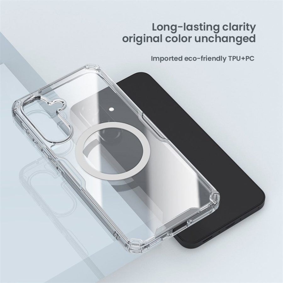 6601196399A-7 NILLKIN Nature Pro Series for Samsung Galaxy A57 Magnetic Case TPU - PC Ultra Clear Phone Cover