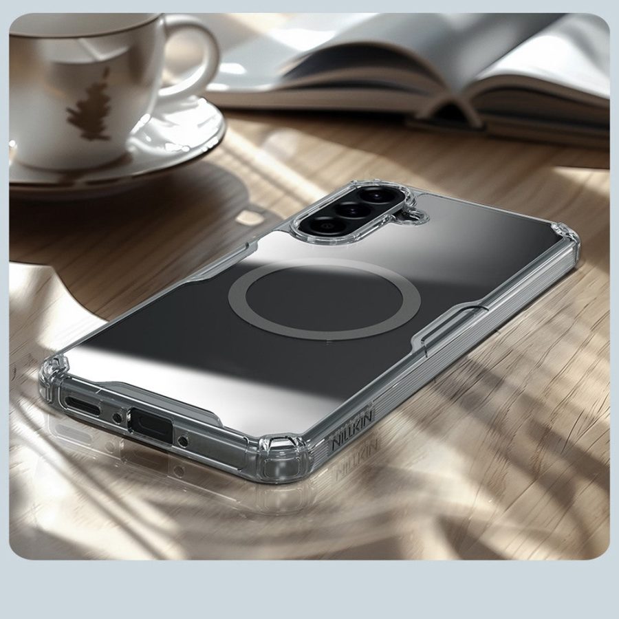 6601196399A-8 NILLKIN Nature Pro Series for Samsung Galaxy A57 Magnetic Case TPU - PC Ultra Clear Phone Cover