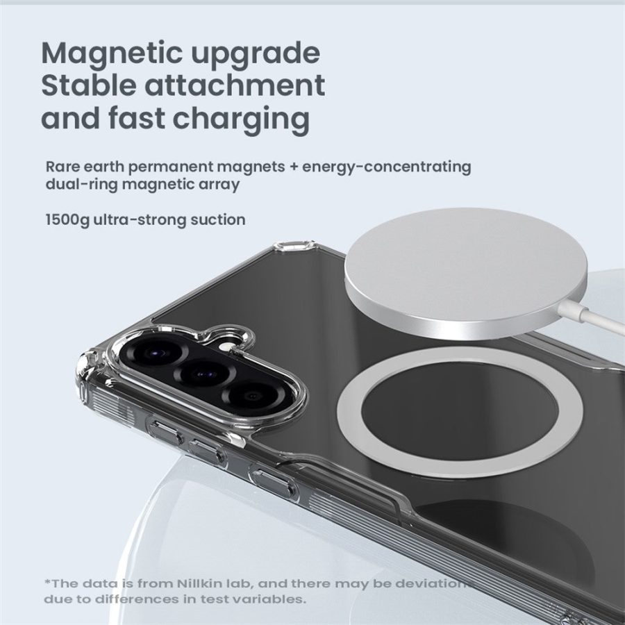 6601196399A-9 NILLKIN Nature Pro Series for Samsung Galaxy A57 Magnetic Case TPU - PC Ultra Clear Phone Cover