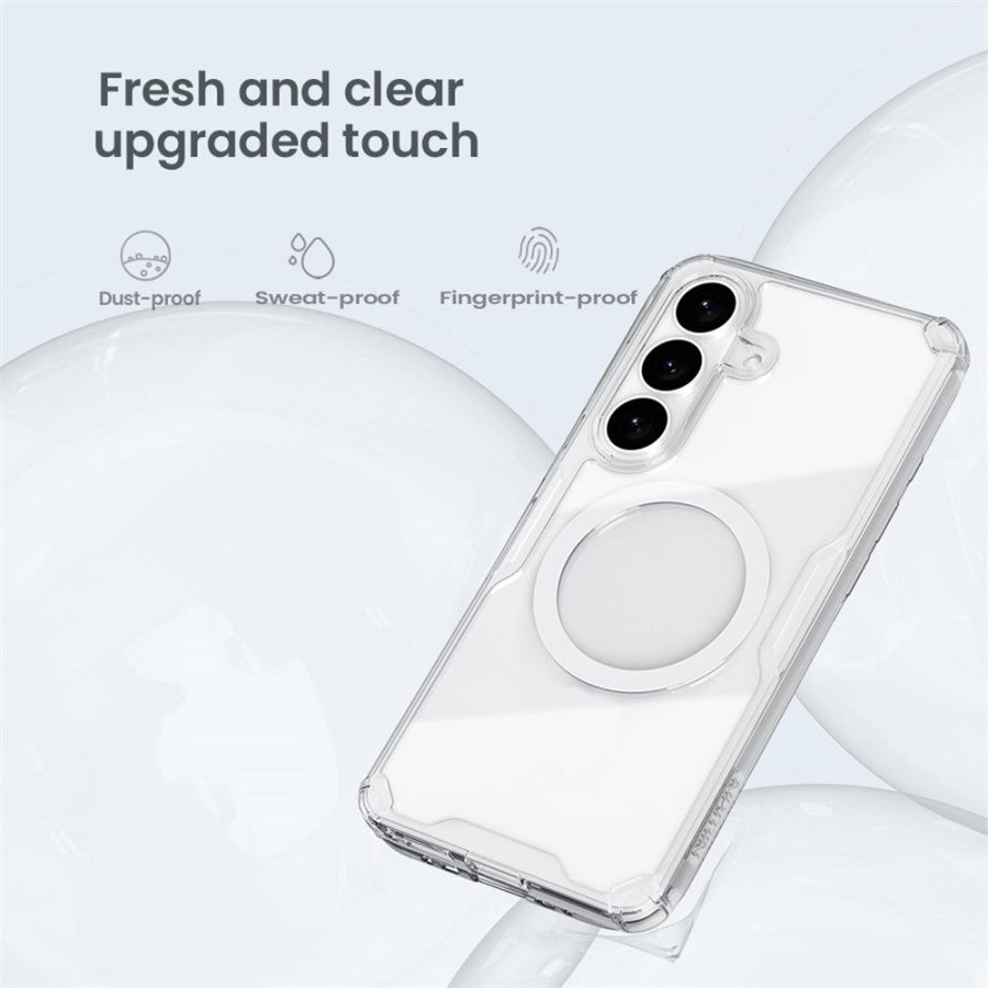 NILLKIN Nature Pro Series for Samsung Galaxy S26 Magnetic Case TPU - PC Ultra Clear Phone Cover