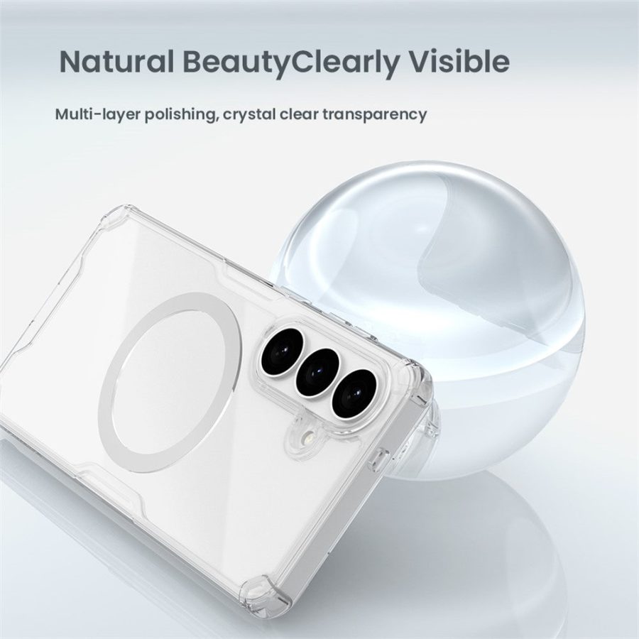 NILLKIN Nature Pro Series for Samsung Galaxy S26 Magnetic Case TPU - PC Ultra Clear Phone Cover