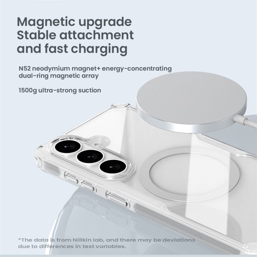 6601197066A-9 NILLKIN Nature Pro Series for Samsung Galaxy S26+ Magnetic Case TPU - PC Ultra Clear Phone Cover