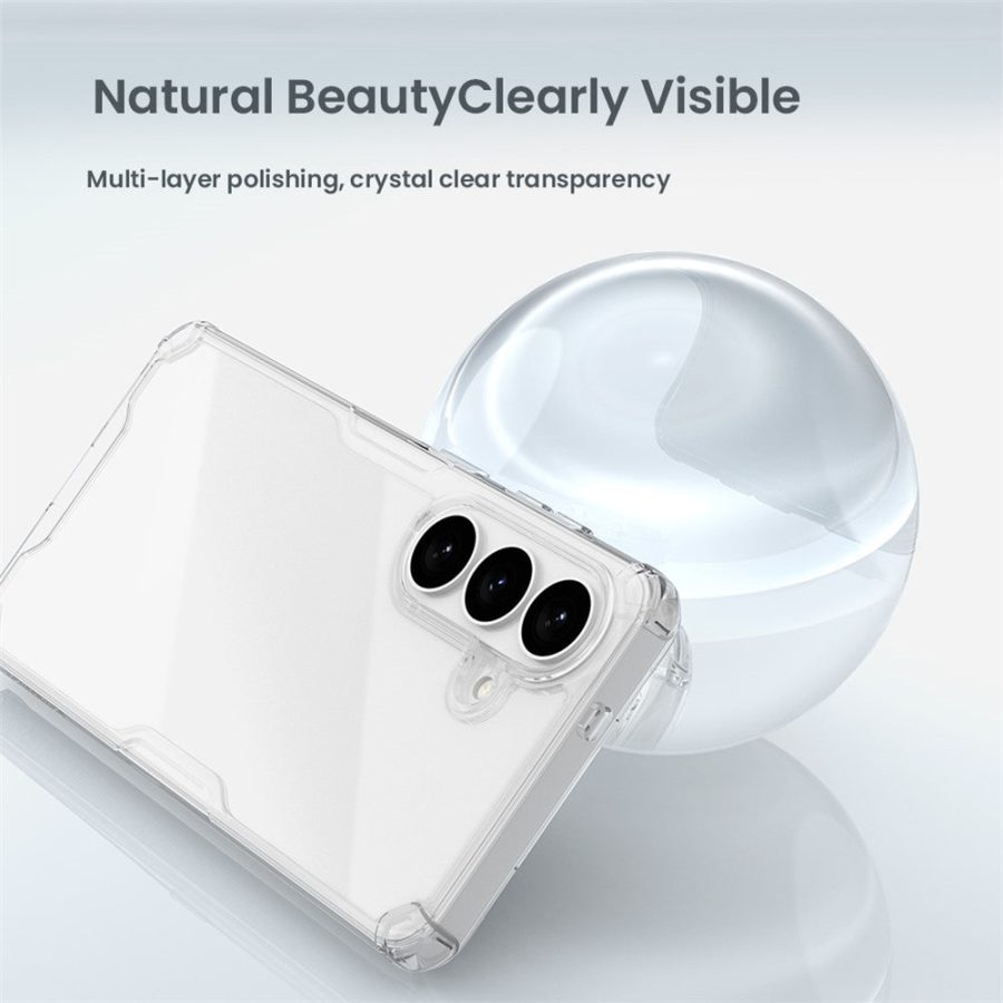 6601197067A-7 NILLKIN Nature Pro Series For Samsung Galaxy S26+ Case PC - TPU Anti-Scratch Clear Back Cover