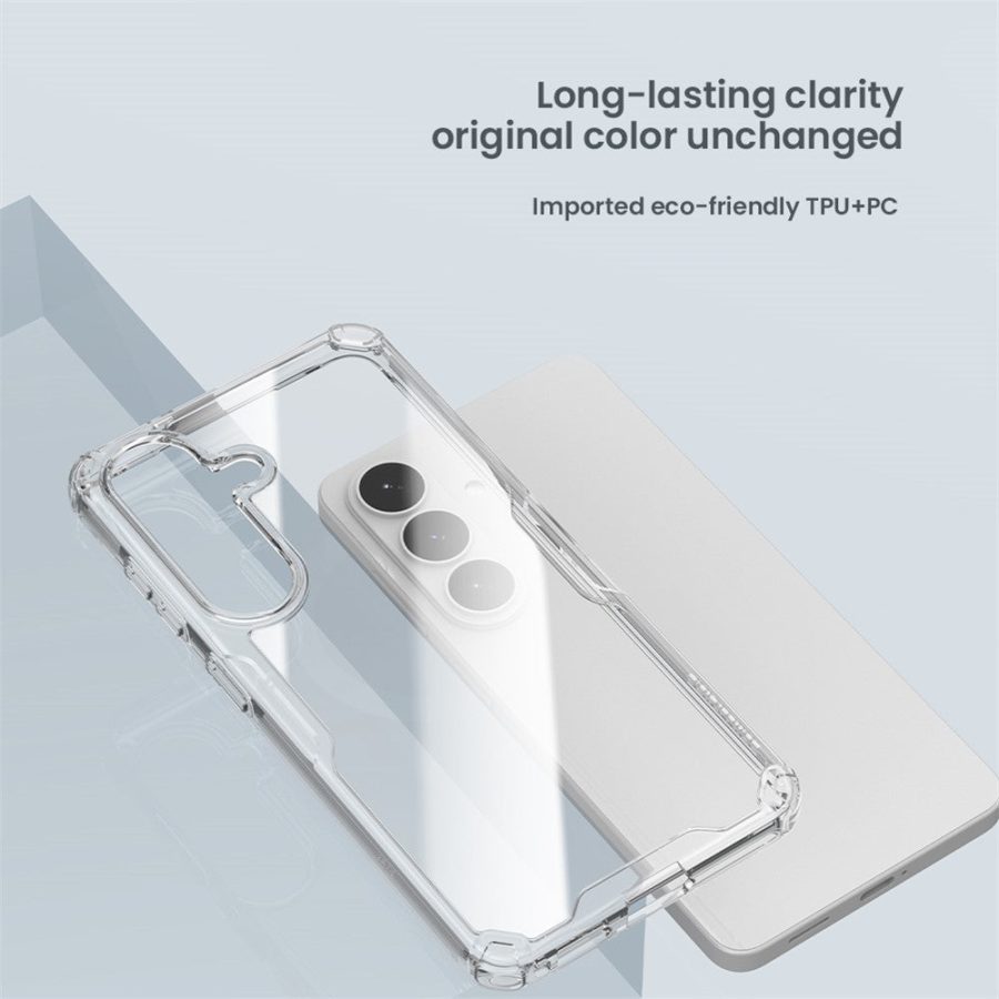 6601197067A-8 NILLKIN Nature Pro Series For Samsung Galaxy S26+ Case PC - TPU Anti-Scratch Clear Back Cover
