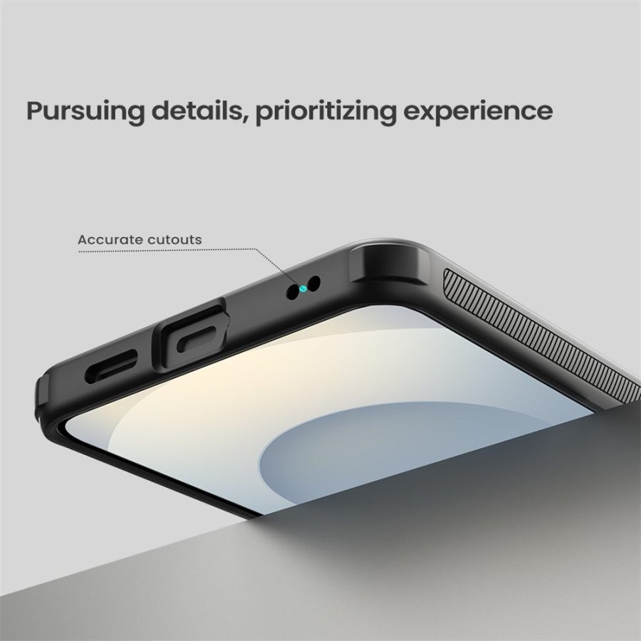 6601197070A-13 NILLKIN Super Frosted Shield Pro for Samsung Galaxy S26+ Magnetic Case Matte PC - TPU Clear Black Phone Back Cover