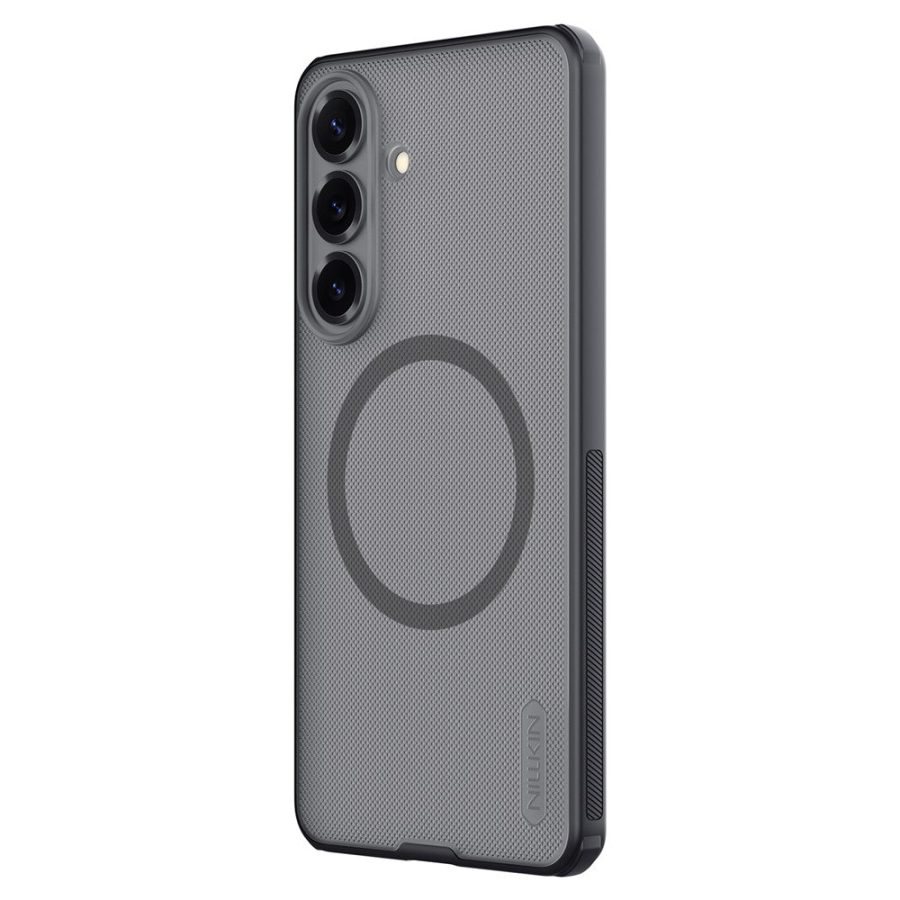 6601197070A-2 NILLKIN Super Frosted Shield Pro for Samsung Galaxy S26+ Magnetic Case Matte PC - TPU Clear Black Phone Back Cover