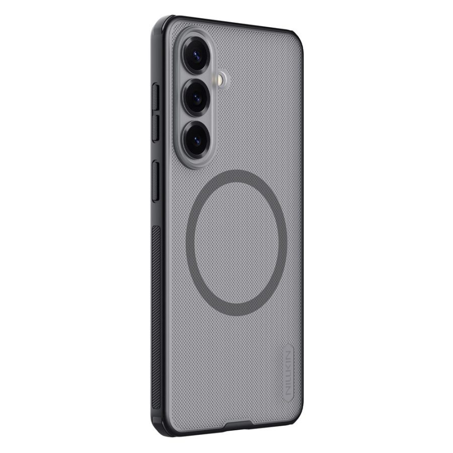 6601197070A-3 NILLKIN Super Frosted Shield Pro for Samsung Galaxy S26+ Magnetic Case Matte PC - TPU Clear Black Phone Back Cover