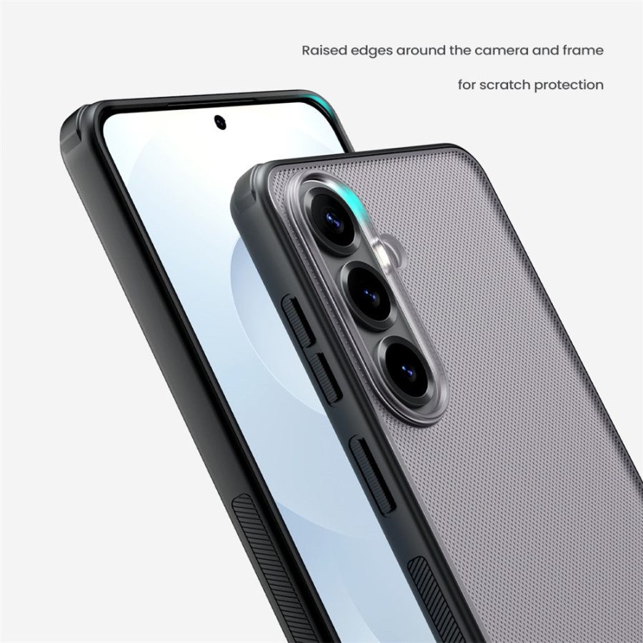 NILLKIN Super Frosted Shield Pro For Samsung Galaxy S26+ Case Matte PC - TPU Clear Black Phone Back Cover