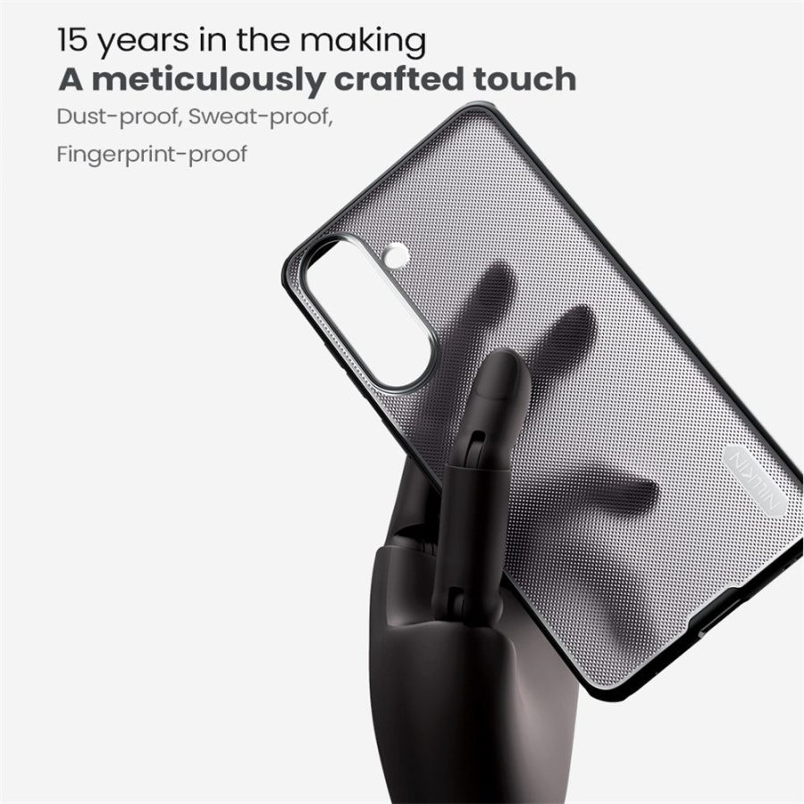 NILLKIN Super Frosted Shield Pro For Samsung Galaxy S26+ Case Matte PC - TPU Clear Black Phone Back Cover