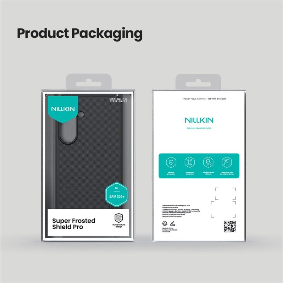 6601197076A-11 NILLKIN Frosted Shield Pro For Samsung Galaxy S26+ Case Matte PC - TPU Phone Cover