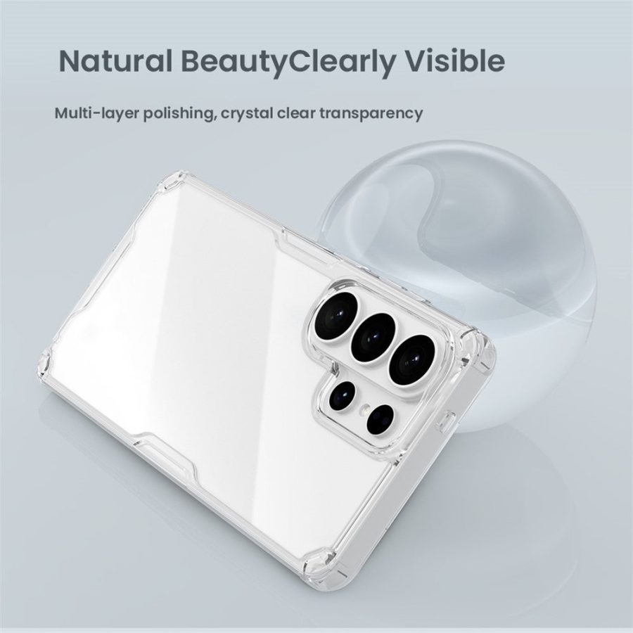 NILLKIN Nature Pro Series For Samsung Galaxy S26 Ultra Case PC - TPU Anti-Scratch Clear Back Cover