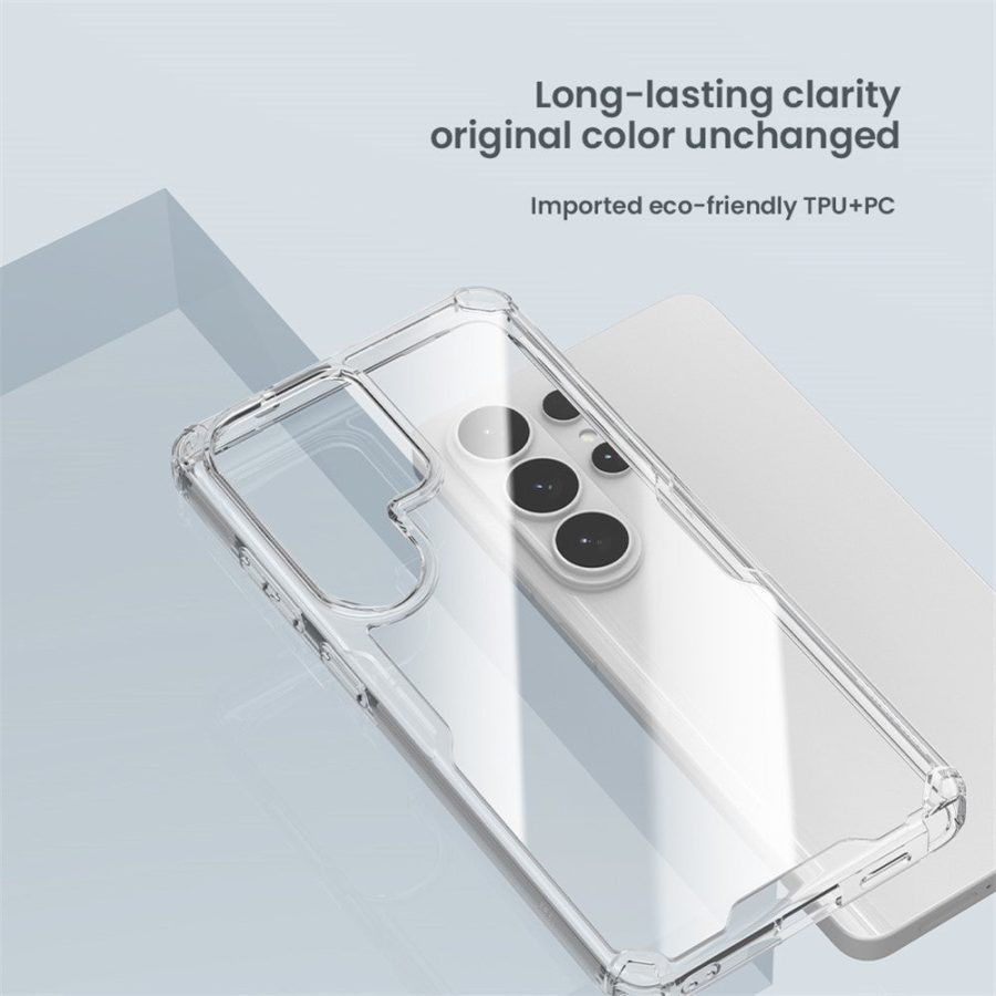 NILLKIN Nature Pro Series For Samsung Galaxy S26 Ultra Case PC - TPU Anti-Scratch Clear Back Cover