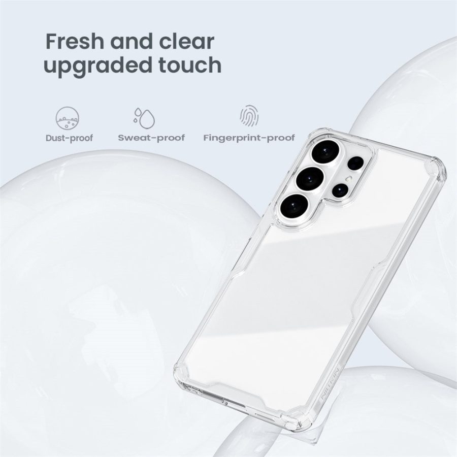 NILLKIN Nature Pro Series For Samsung Galaxy S26 Ultra Case PC - TPU Anti-Scratch Clear Back Cover