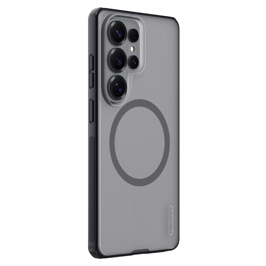 NILLKIN Super Frosted Shield Pro for Samsung Galaxy S26 Ultra Magnetic Case Matte PC - TPU Clear Black Phone Back Cover