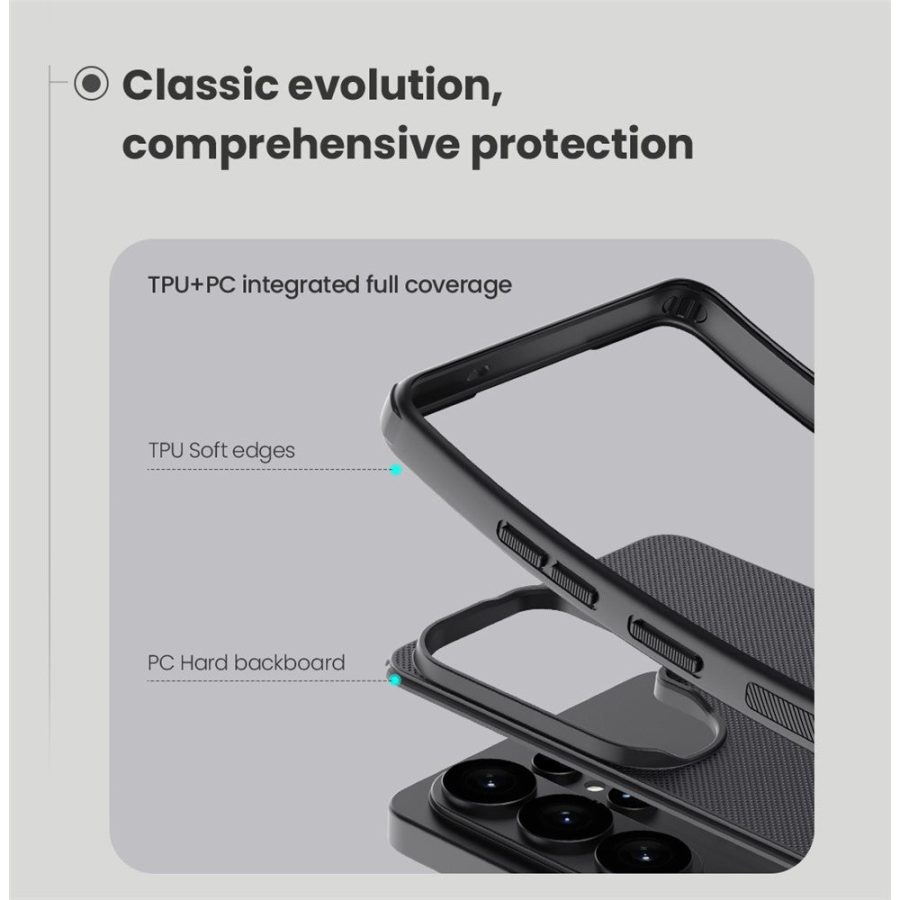 NILLKIN Frosted Shield Pro For Samsung Galaxy S26 Ultra Case Matte PC - TPU Phone Cover