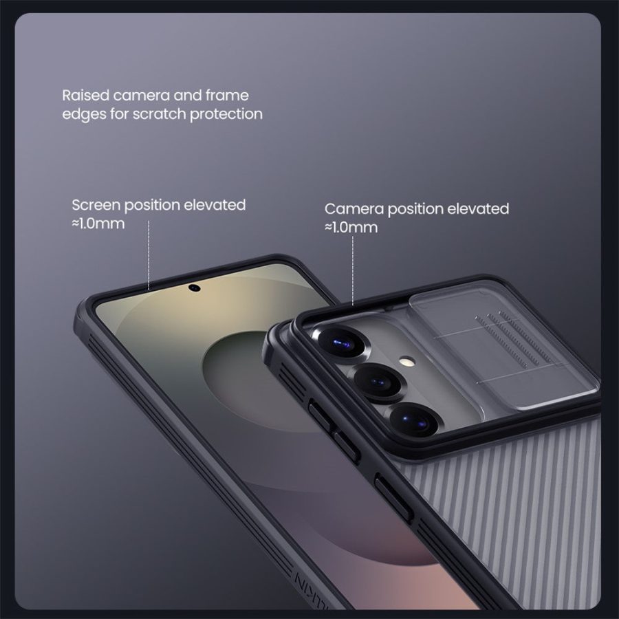 6601197356A-11 NILLKIN Camshield Pro Series For Samsung Galaxy S26 Case TPU - PC Phone Cover with Camera Slider