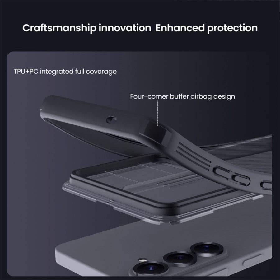 6601197356A-9 NILLKIN Camshield Pro Series For Samsung Galaxy S26 Case TPU - PC Phone Cover with Camera Slider