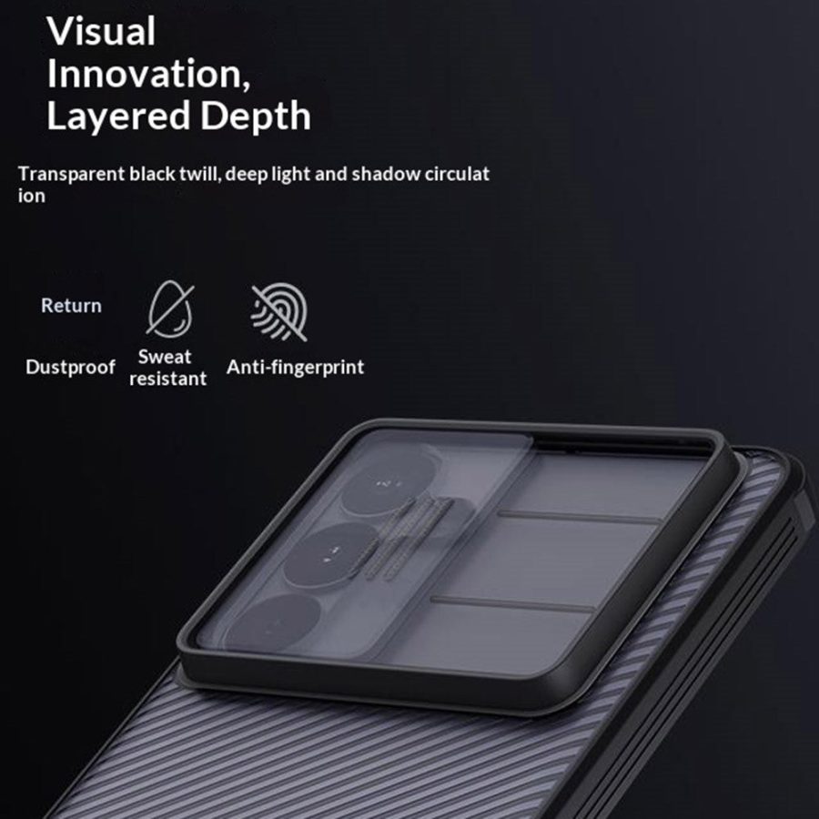 6601197357A-13 NILLKIN Camshield Pro Series For Samsung Galaxy S26+ Case TPU - PC Phone Cover with Camera Slider