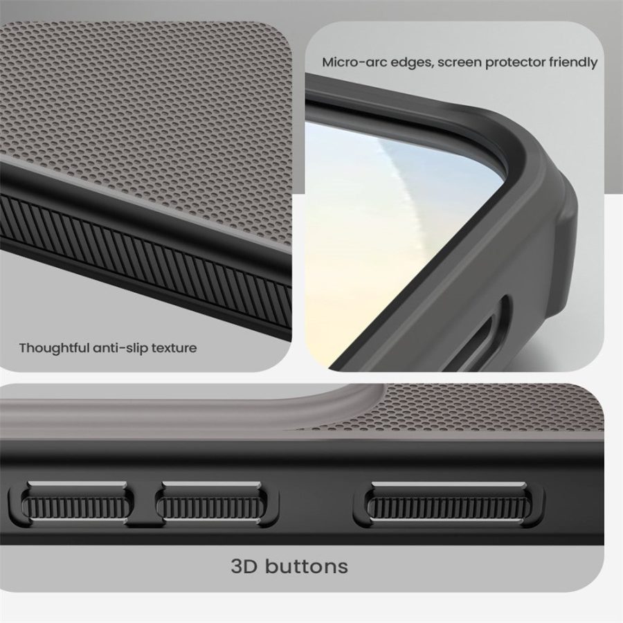NILLKIN Super Frosted Shield Pro For Samsung Galaxy S26 Case Matte PC - TPU Clear Black Phone Back Cover