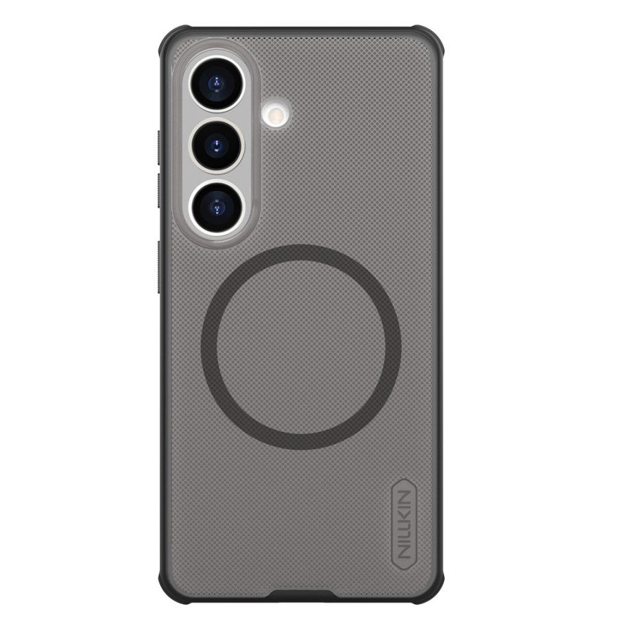 NILLKIN Super Frosted Shield Pro for Samsung Galaxy S26 Magnetic Case Matte PC - TPU Clear Black Phone Back Cover