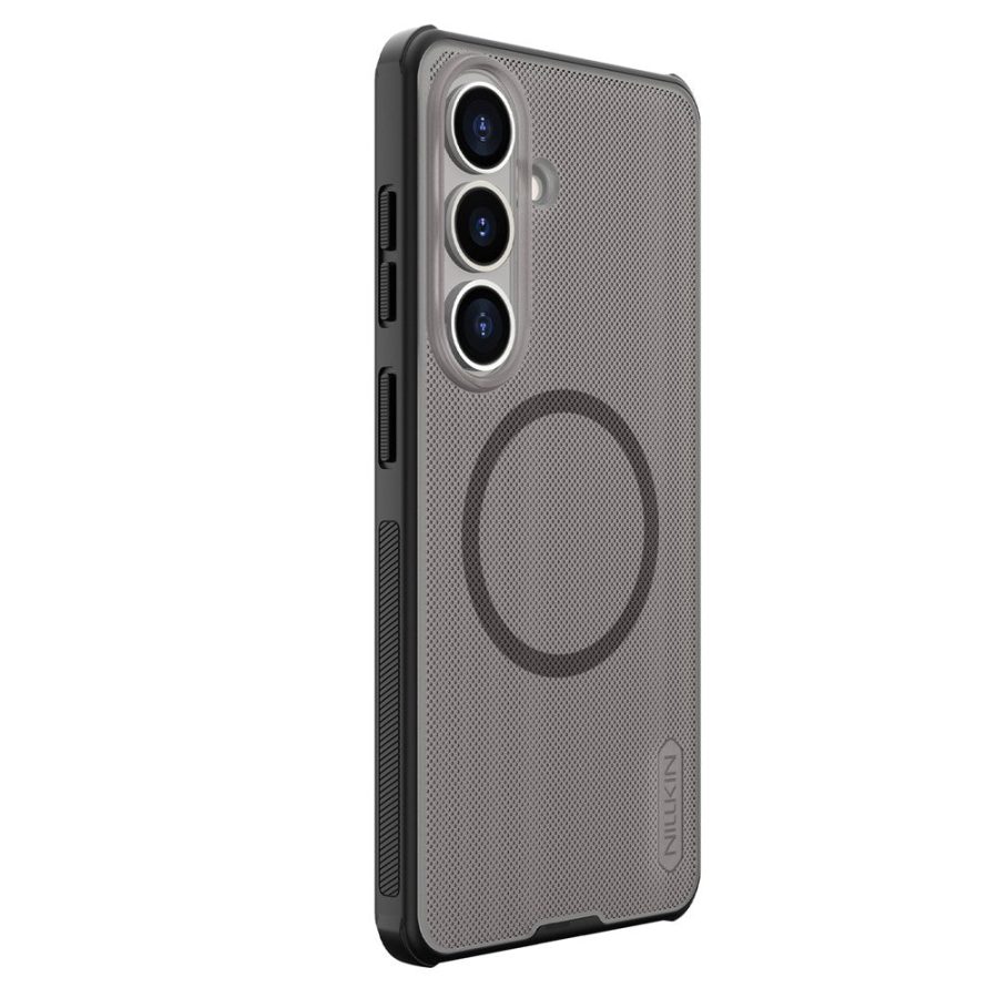 NILLKIN Super Frosted Shield Pro for Samsung Galaxy S26 Magnetic Case Matte PC - TPU Clear Black Phone Back Cover