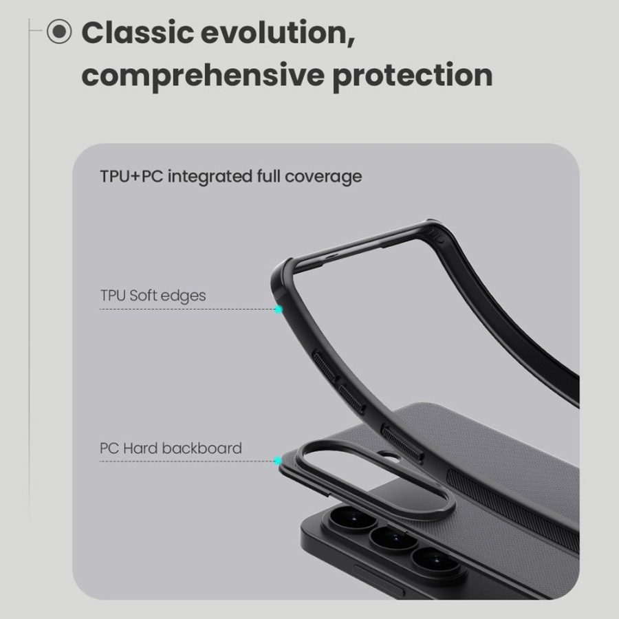 6601198067A-9 NILLKIN Frosted Shield Pro For Samsung Galaxy S26 Case Matte PC - TPU Phone Cover