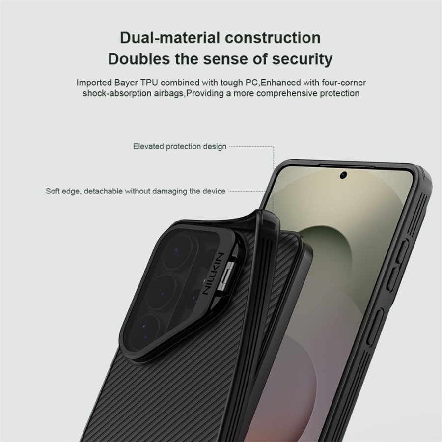 NILLKIN Camshield Prop Magnetic Series for Samsung Galaxy S26 Ultra Case Clear Lens Lid PC - TPU Phone Back Cover