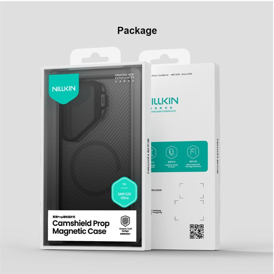 NILLKIN Camshield Prop Magnetic Series for Samsung Galaxy S26 Ultra Case Clear Lens Lid PC - TPU Phone Back Cover