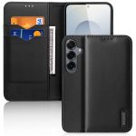 DUX DUCIS For Samsung Galaxy S26 Case Hivo Series Cowhide Leather RFID Blocking Wallet Stand Flip Phone Cover