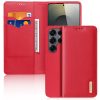 6601199653C-1 DUX DUCIS For Samsung Galaxy S26 Ultra Case Hivo Series Split Leather RFID Blocking Wallet Stand Flip Phone Cover (Non-magnetic)
