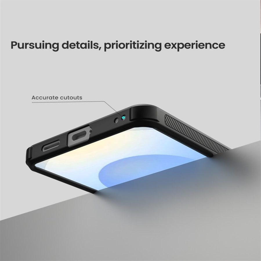 6601200036A-12 NILLKIN Super Frosted Shield Pro For Samsung Galaxy A37 Case Matte PC - TPU Clear Black Phone Back Cover