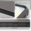 6601200036A-13 NILLKIN Super Frosted Shield Pro For Samsung Galaxy A37 Case Matte PC - TPU Clear Black Phone Back Cover