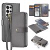 6601200093B-1 DUX DUCIS Lawa Series For Samsung Galaxy S26 Ultra Case Detachable Magnetic Cowhide Leather Cover Zipper Wallet