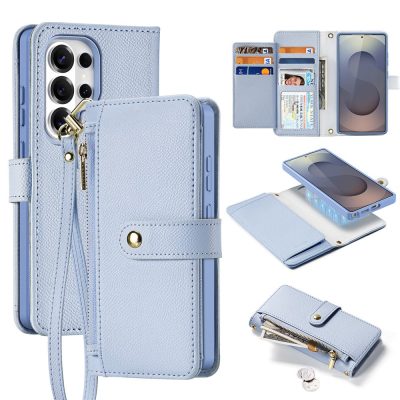 6601200093C-1 DUX DUCIS Lawa Series For Samsung Galaxy S26 Ultra Case Detachable Magnetic Cowhide Leather Cover Zipper Wallet