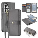 DUX DUCIS For Samsung Galaxy S26 Case Lawa Series Detachable Magnetic Cowhide Leather Cover Zipper Wallet
