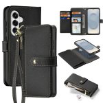 DUX DUCIS For Samsung Galaxy S26+ Case Lawa Series Detachable Magnetic Cowhide Leather Cover Zipper Wallet
