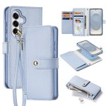 DUX DUCIS For Samsung Galaxy S26+ Case Lawa Series Detachable Magnetic Cowhide Leather Cover Zipper Wallet