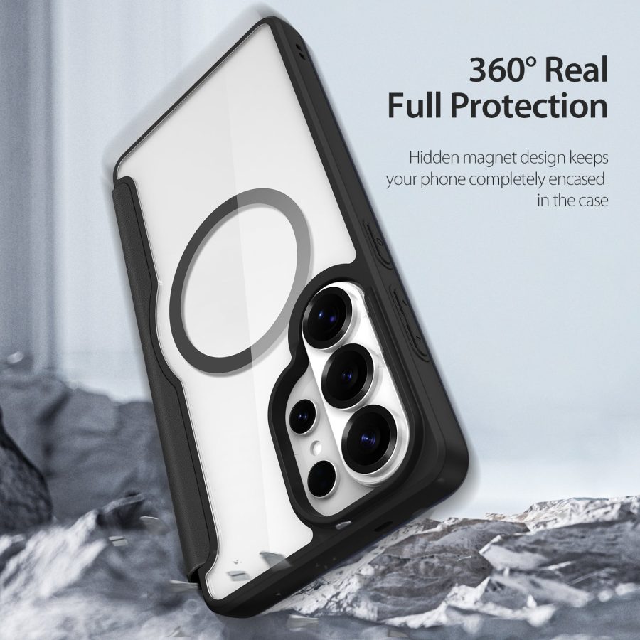 6601200778A-10 DUX DUCIS For Samsung Galaxy S26 Ultra Magnetic Case Skin X Pro Series Flip Leather Cover