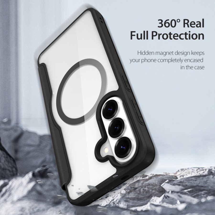 DUX DUCIS Skin X Pro Series For Samsung Galaxy S26+ Magnetic Case Flip Leather Cover